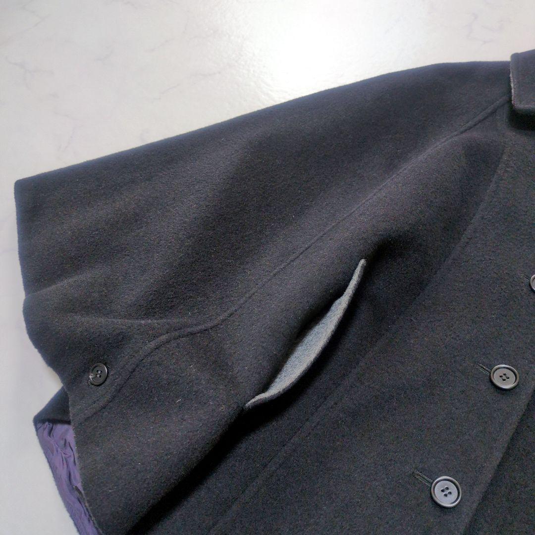 Paul Smith✨️上質ウール100% ポンチョ ケープコート 裏地パープル