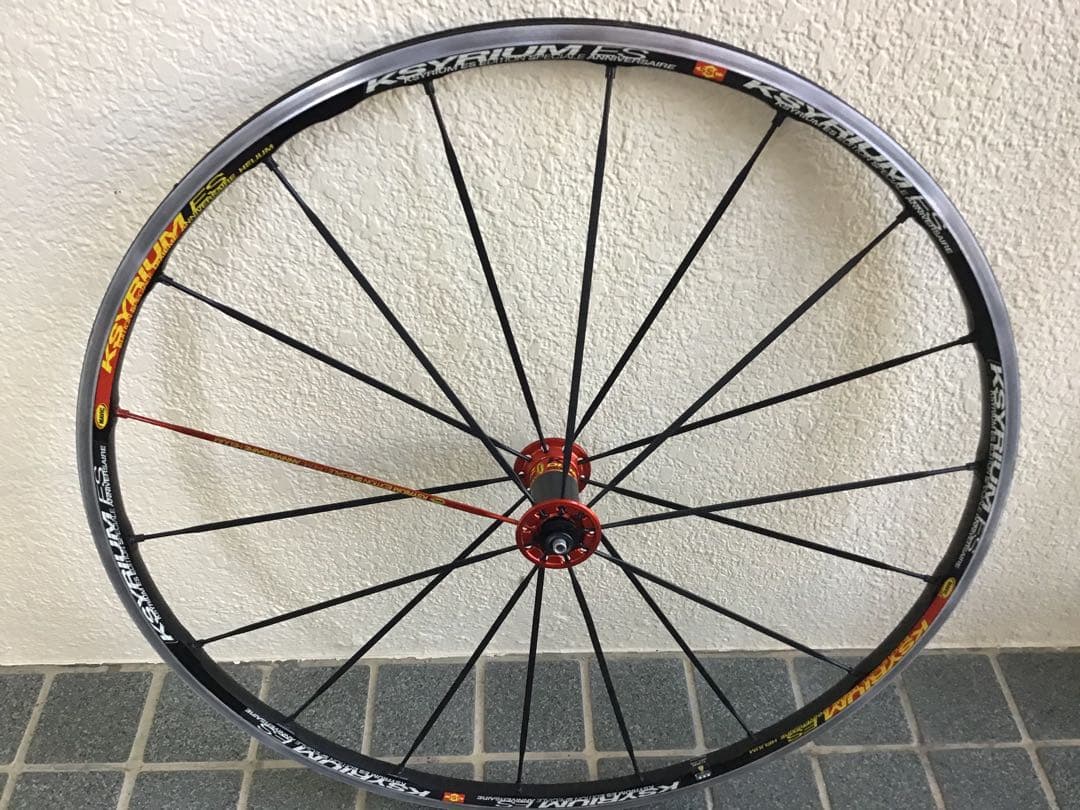 【美品】MAVIC KSYRIUM ES チューブラー 完組ホイール