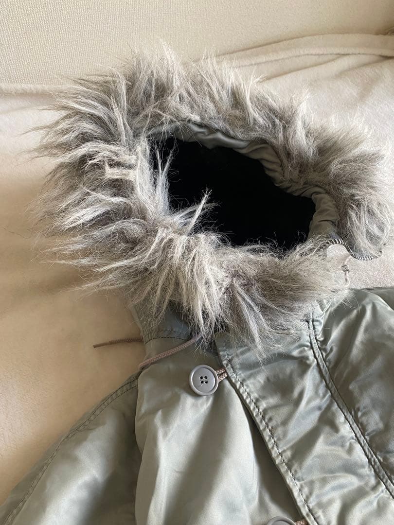 80s 3本線 USA製 旧タグ ALPHA N-3B シルバー