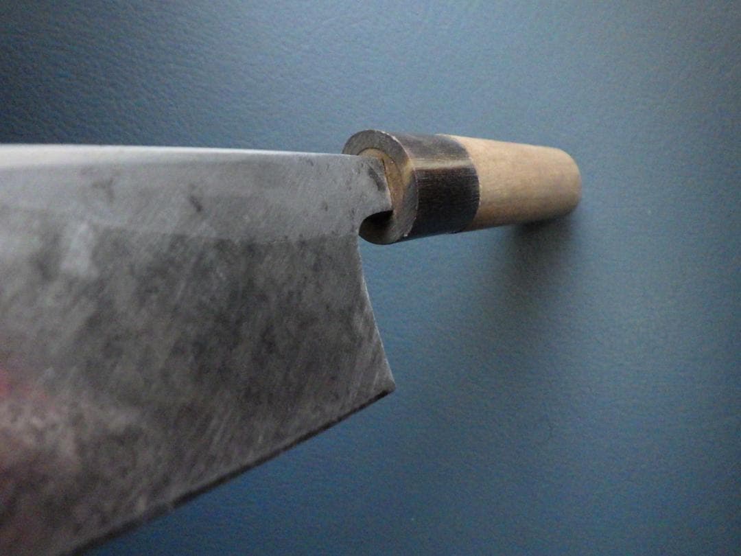 ヴ*い様 京都/有次・出刃包丁別打刃渡り155ｍｍ本水牛★　197