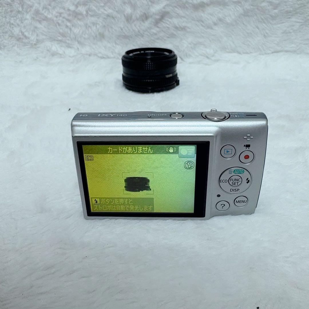 【希少】Canon IXY140 コンパクトデジタルカメラ シルバー