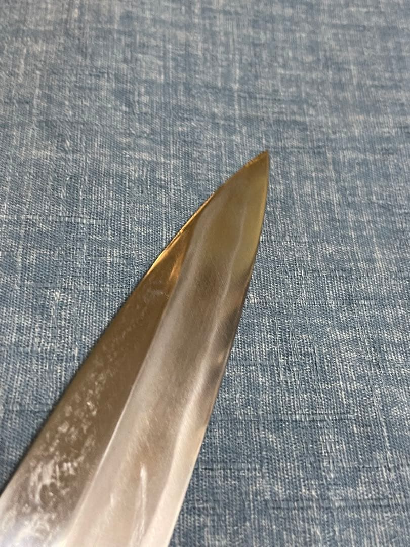 研晴　八角　柳刃包丁　23センチ