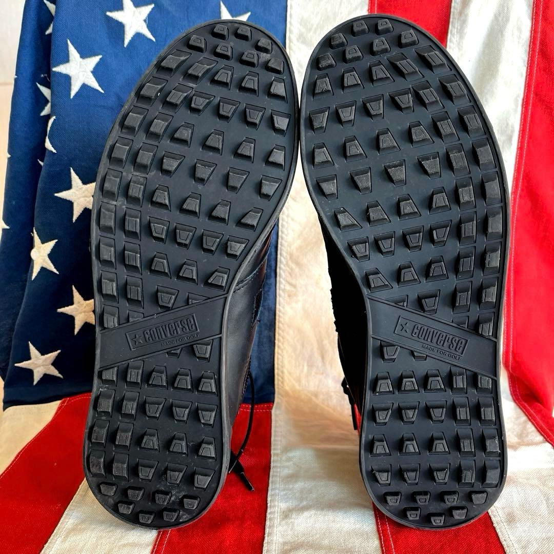 CONVERSE×BRIEFING GOLF スニーカー 28.0cm ブラック