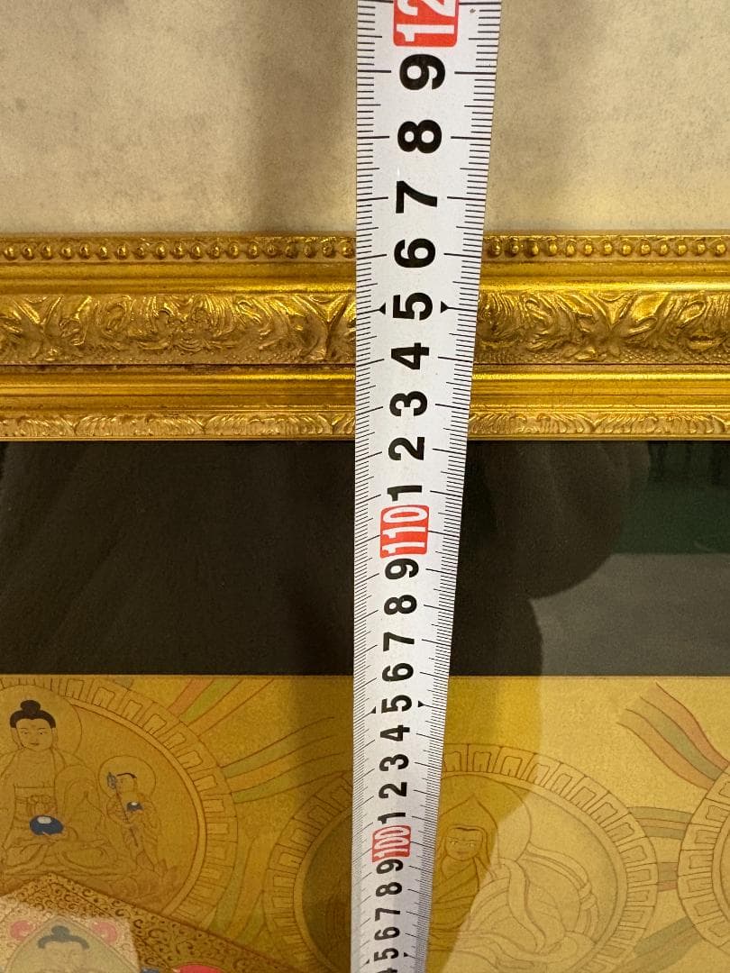 十一面千手観音 タンカ 仏画 絵画 細密画 サハスラブジャ 観音菩薩