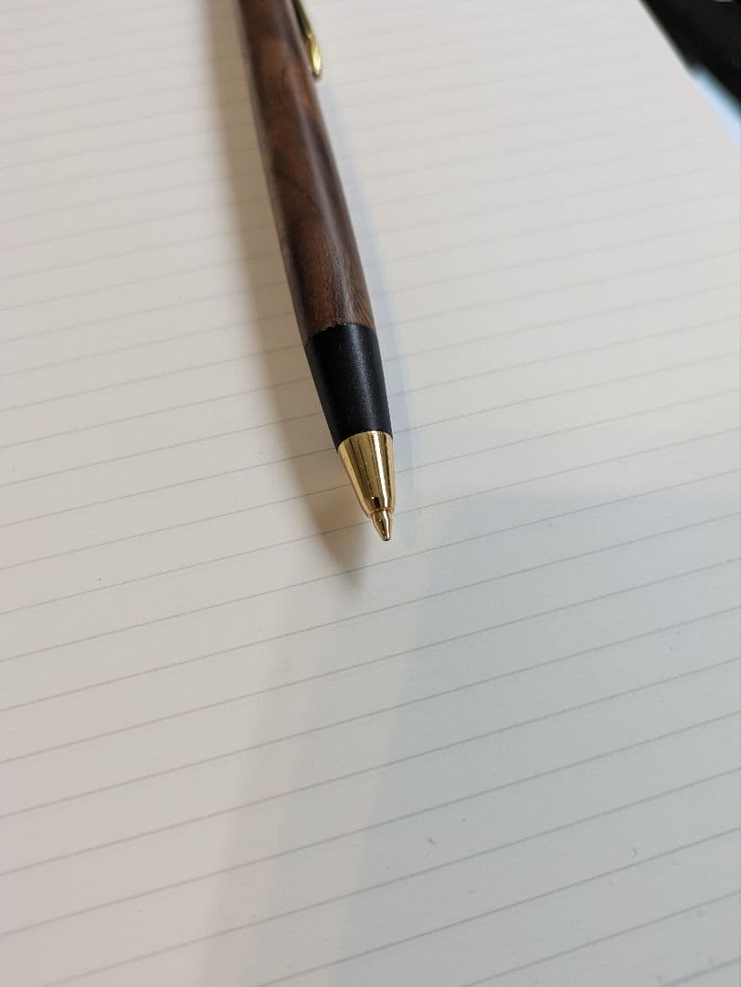 野原工芸　限定　欅上杢　旧型　シャープペンシル　固定式口金