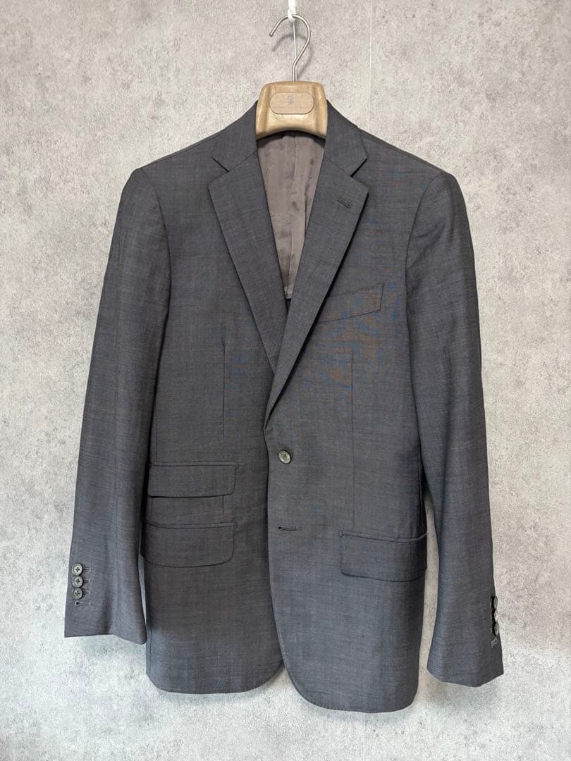 【ISAIA (イザイア)】スーツジャケット 44 ウールモヘヤ M