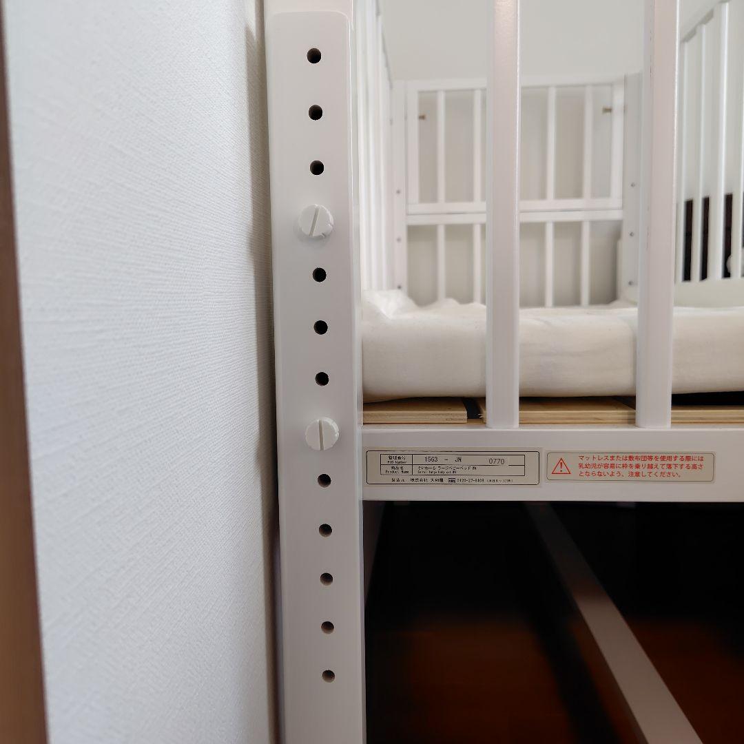 ✨️極美品✨️そいねーる ラージ　ベビーベッド　マットレス付き　内寸縦135cm