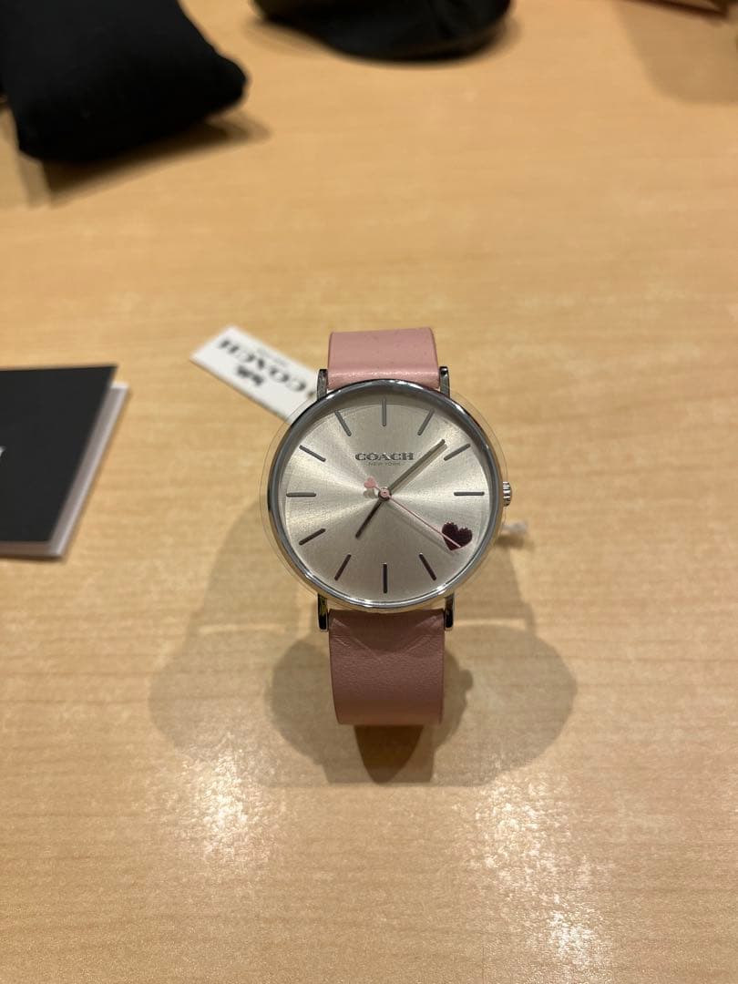 コーチ 腕時計 レディース ペリー ピンク シルバー
