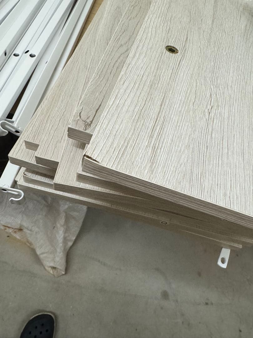 ニトリ　Nポルダ専用　追加棚板(幅80cm用 ホワイトウォッシュ)