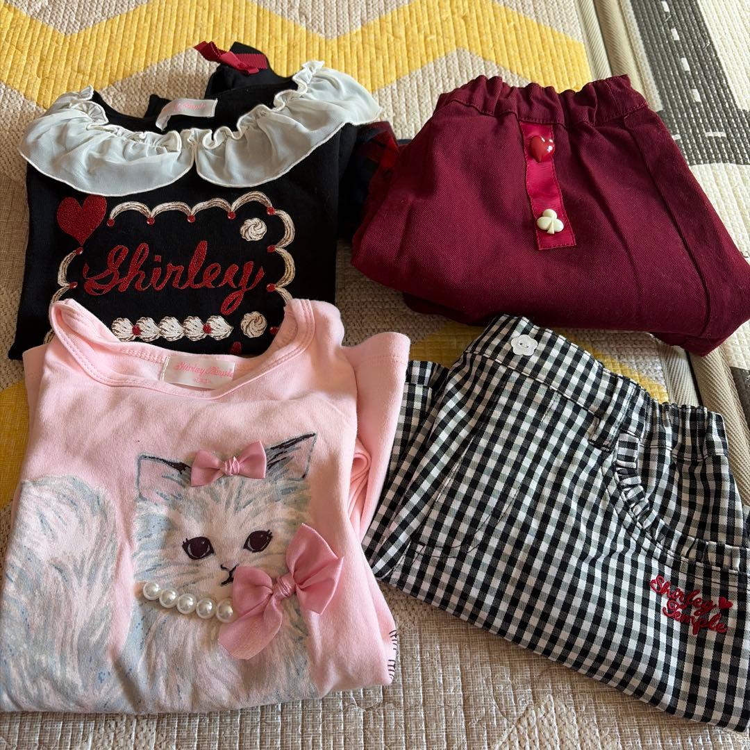 シャーリーテンプル　まとめ売り　ロンT ショーパン　ねこ　トランプ