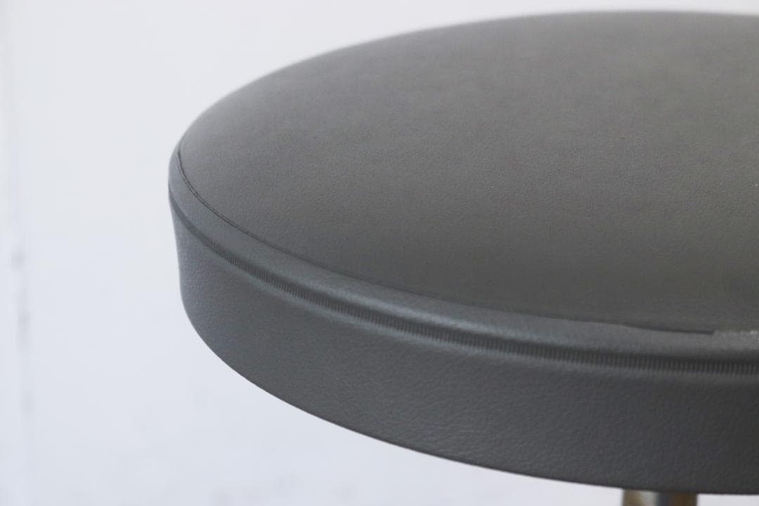 レトロ キャスタースツール 丸椅子 回転 昇降 学校 合皮 オフィス A