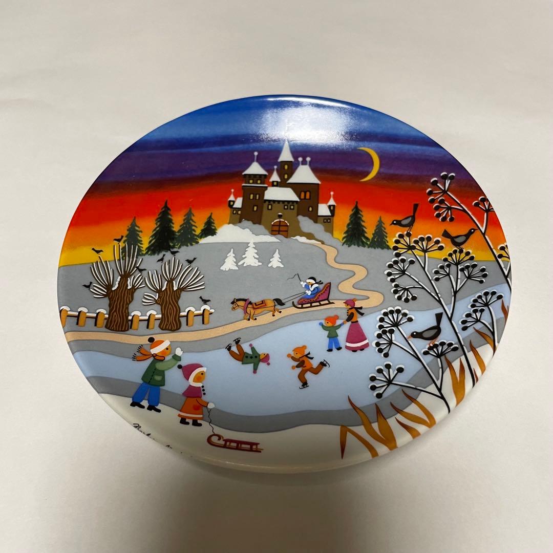 〓美品〓絵皿 春夏秋冬 オーストリア 4枚セット 絵皿たて付き