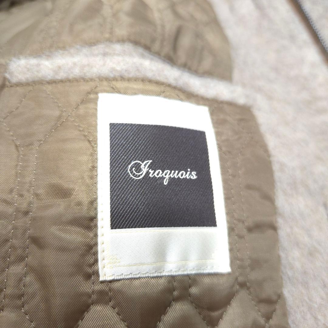 Iroquois イロコイ 2 ダッフルコート フード ウール アルパカ