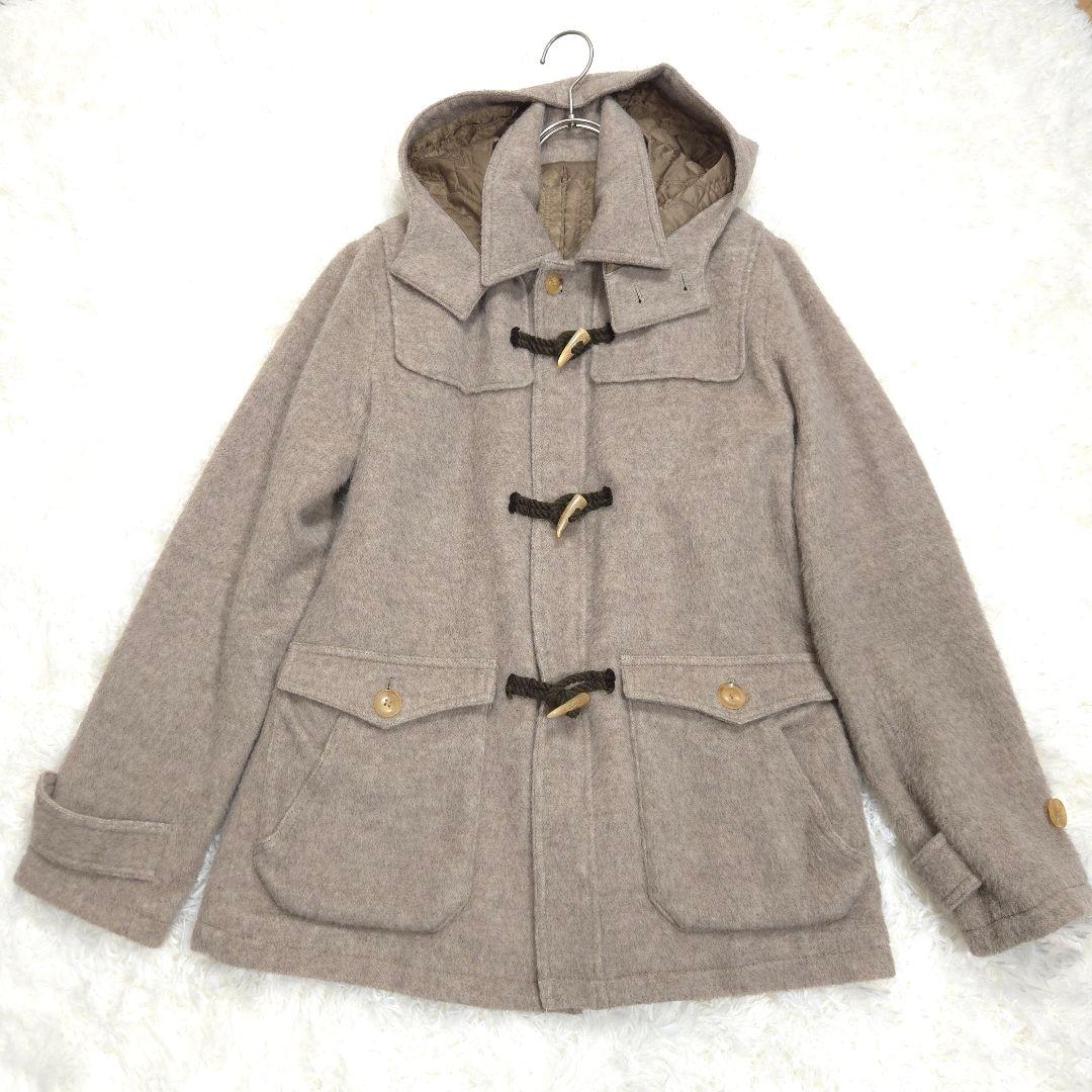 Iroquois イロコイ 2 ダッフルコート フード ウール アルパカ