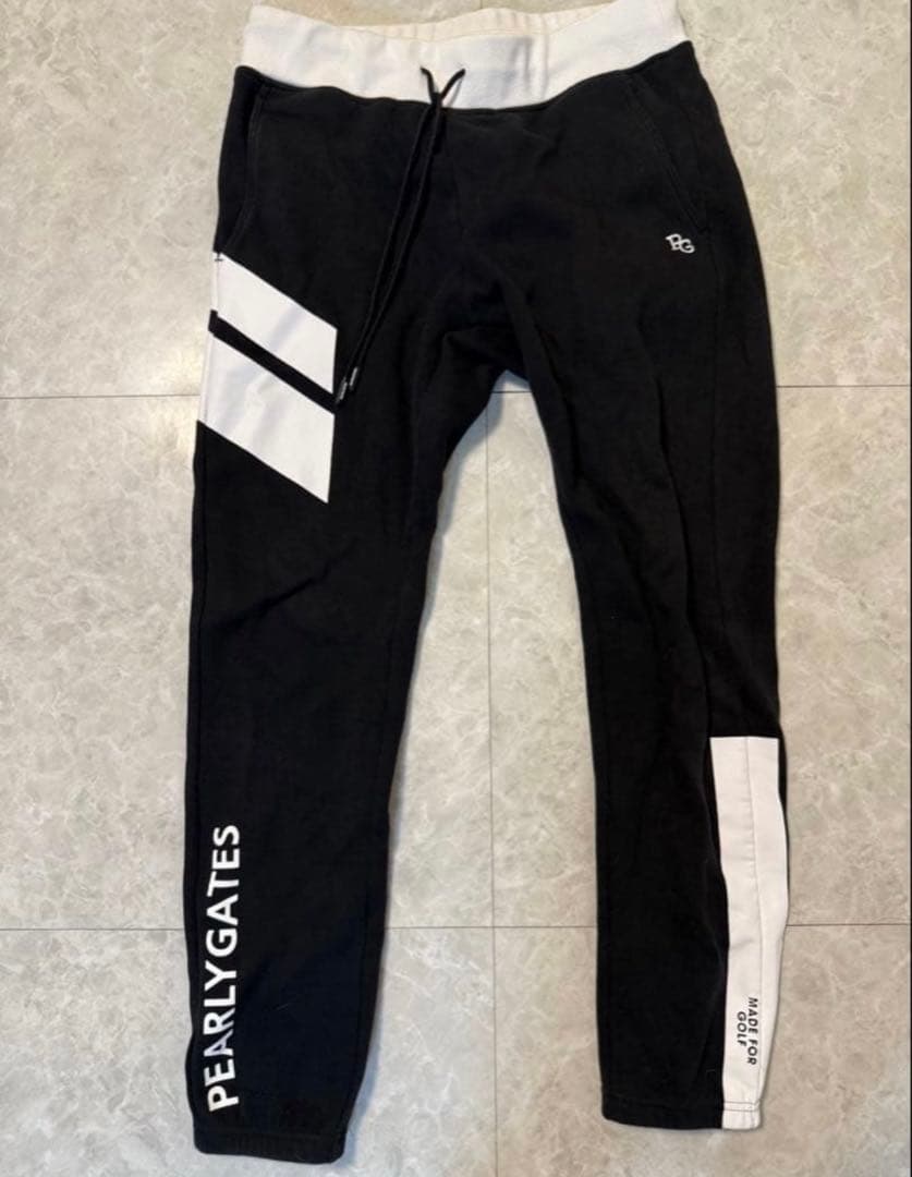 PEARY GATES セットアップジャージ ブラック/ホワイト