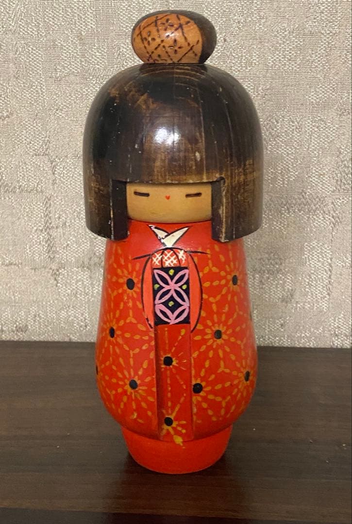 昭和レトロこけし人形3体セット　高見沢一夫作、宮下はじめ作、おしん子守唄、早春譜