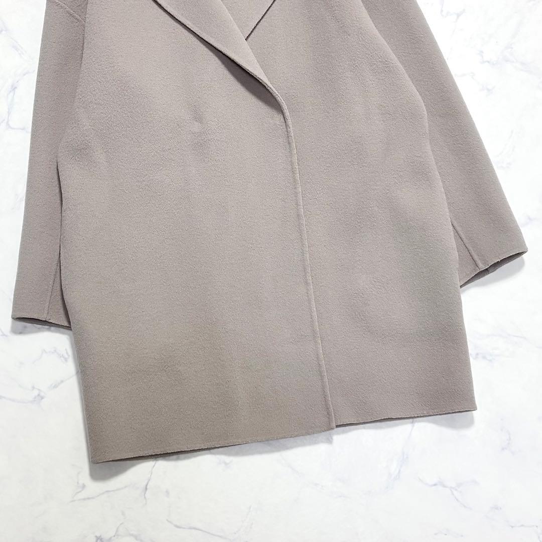 MICA&DEAL マイカ＆ディール / ウールリバーコート グレージュ