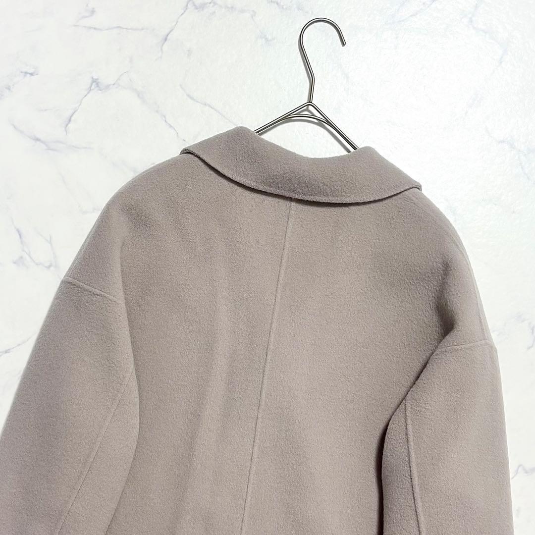 MICA&DEAL マイカ＆ディール / ウールリバーコート グレージュ