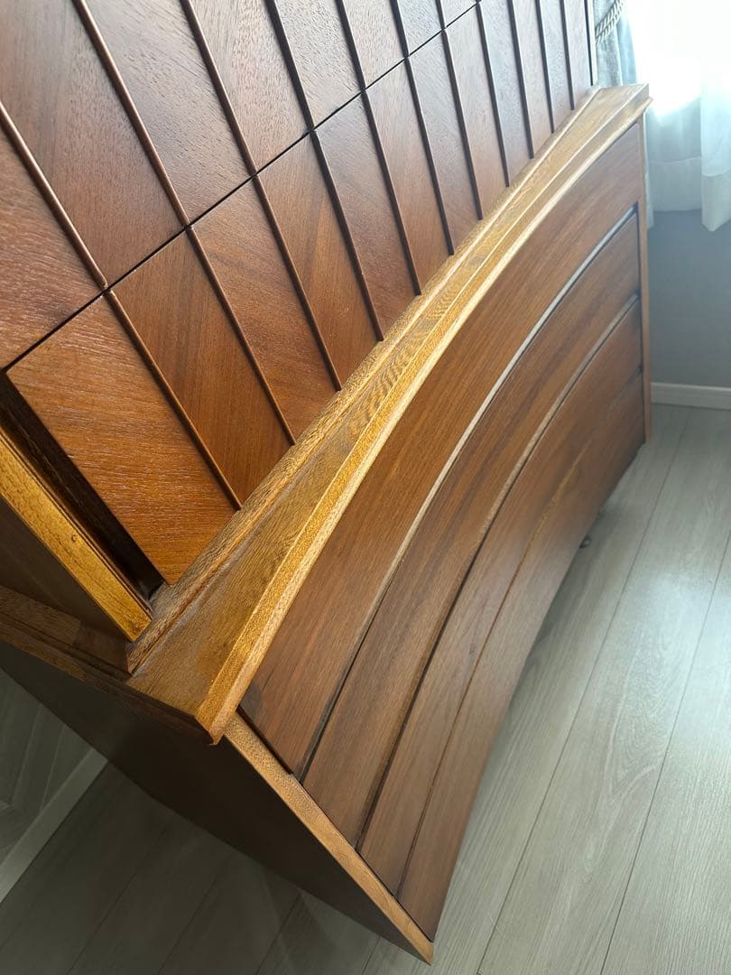 【最終値下】60s ビンテージ　ミッドセンチュリー ウォールナット材 6段タンス