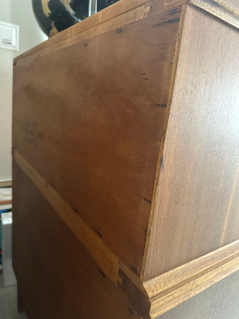 【最終値下】60s ビンテージ　ミッドセンチュリー ウォールナット材 6段タンス