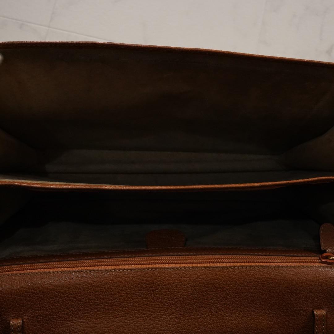 GUCCI ビジネスバッグ 2way バンブー カーフレザー ブラウン