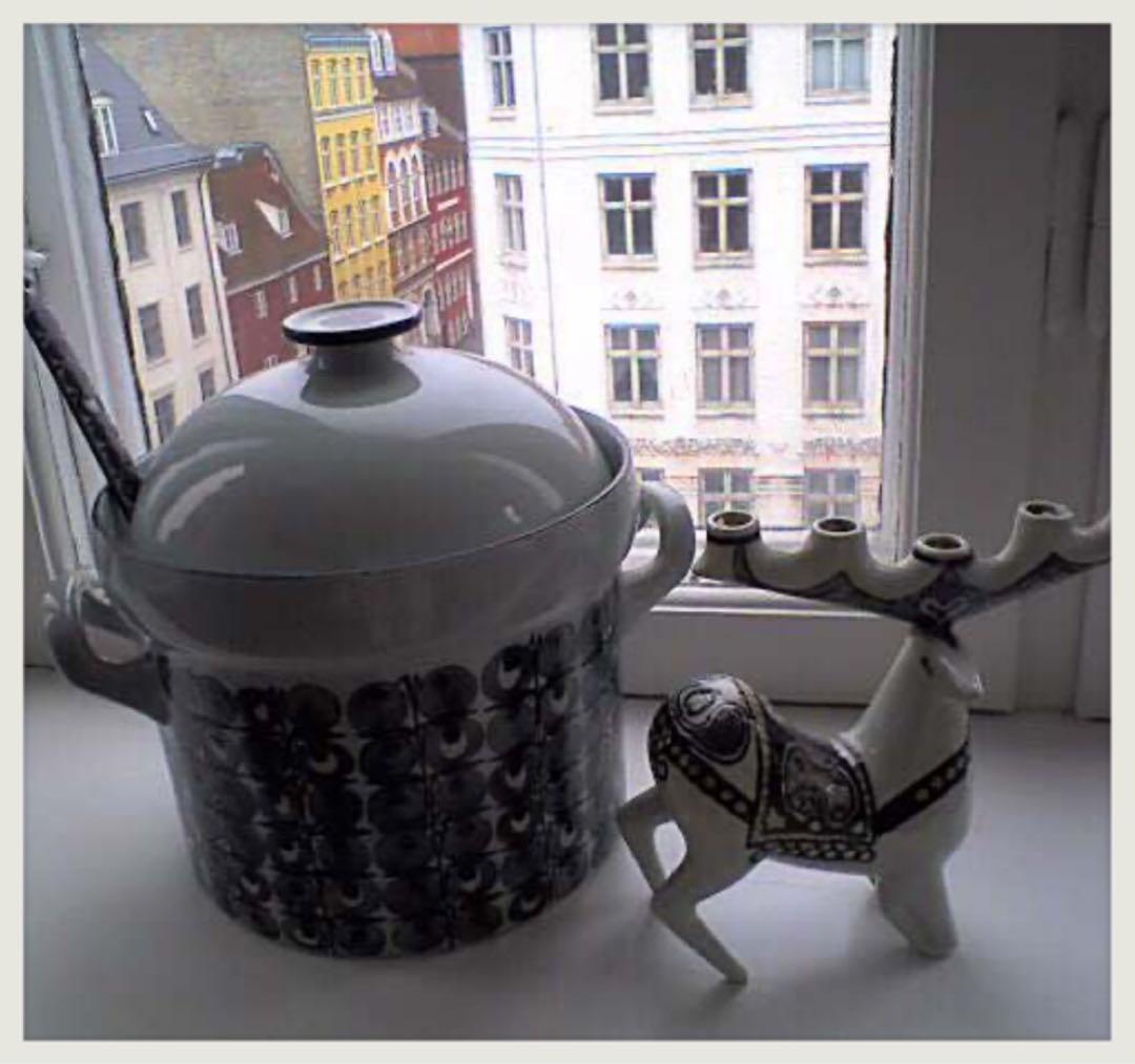 ロイヤルコペンハーゲン　テネラ　ヴィンテージ　蓋付きポット＋レードル