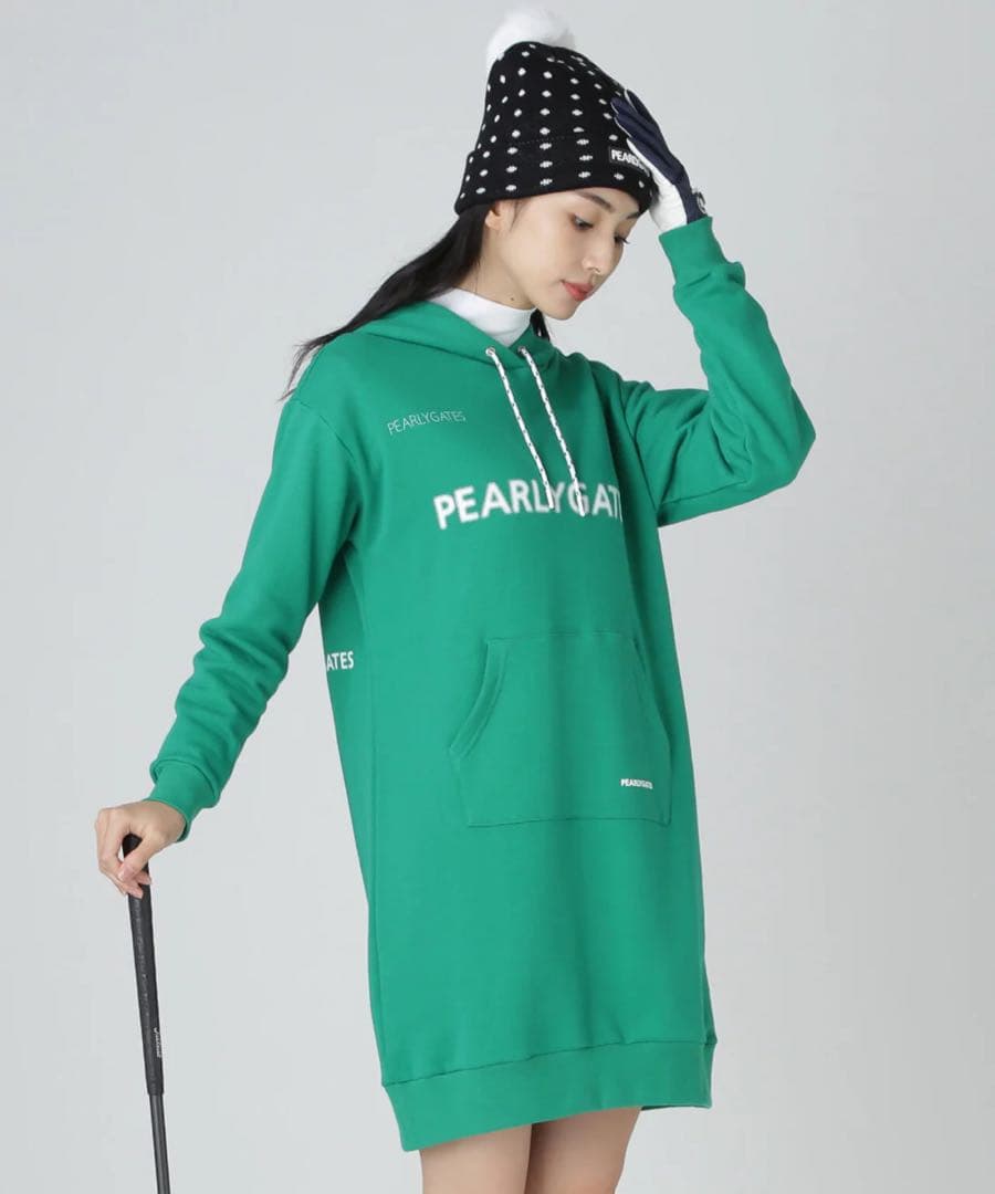 パーリーゲイツ　新品　2号 グリーン　ワンピース