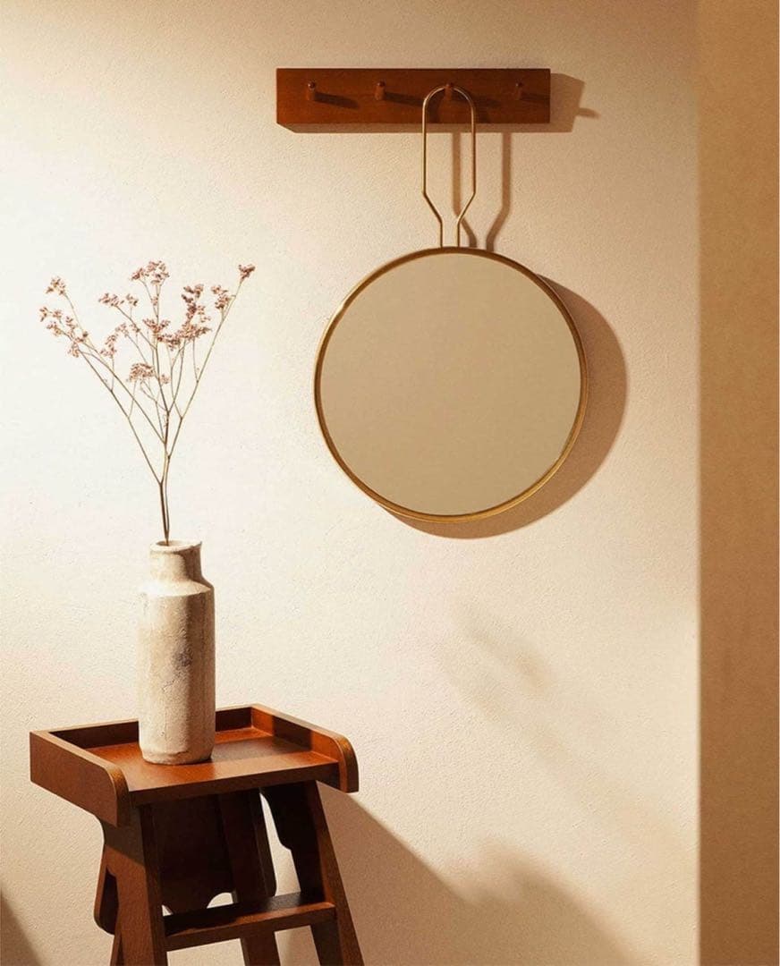 ZARA  ラウンドミラー