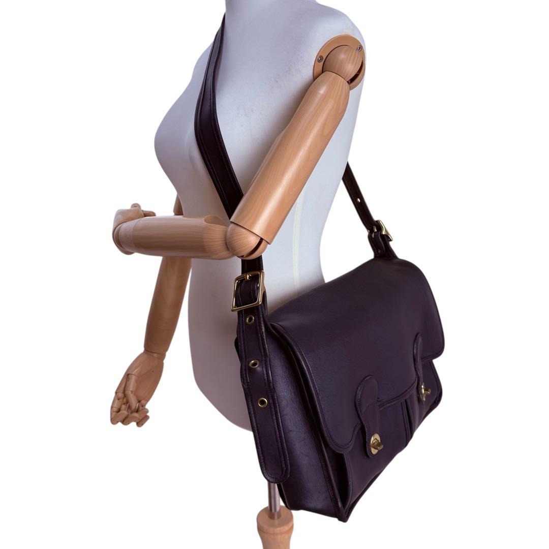 バッグ Coach 5281 Vintage Turnlock Shoulder Bag