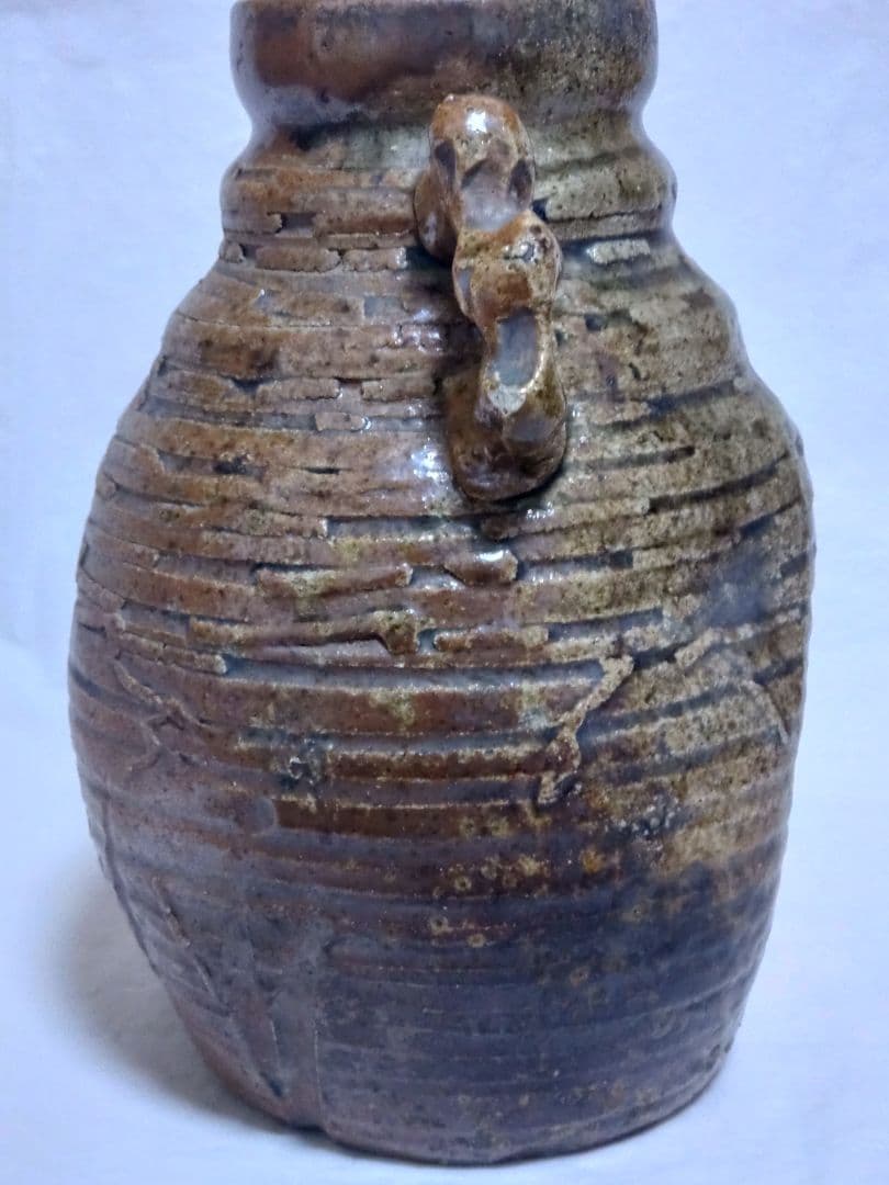 古物　信楽焼　伊賀焼　花入れ　飾り壺