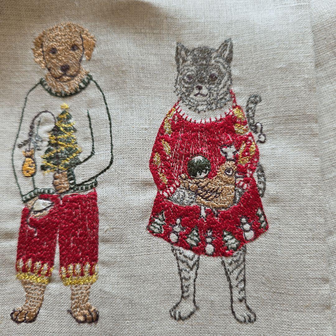 CORAL&TUSK　　 ティータオル+刺繍カード 2点セット