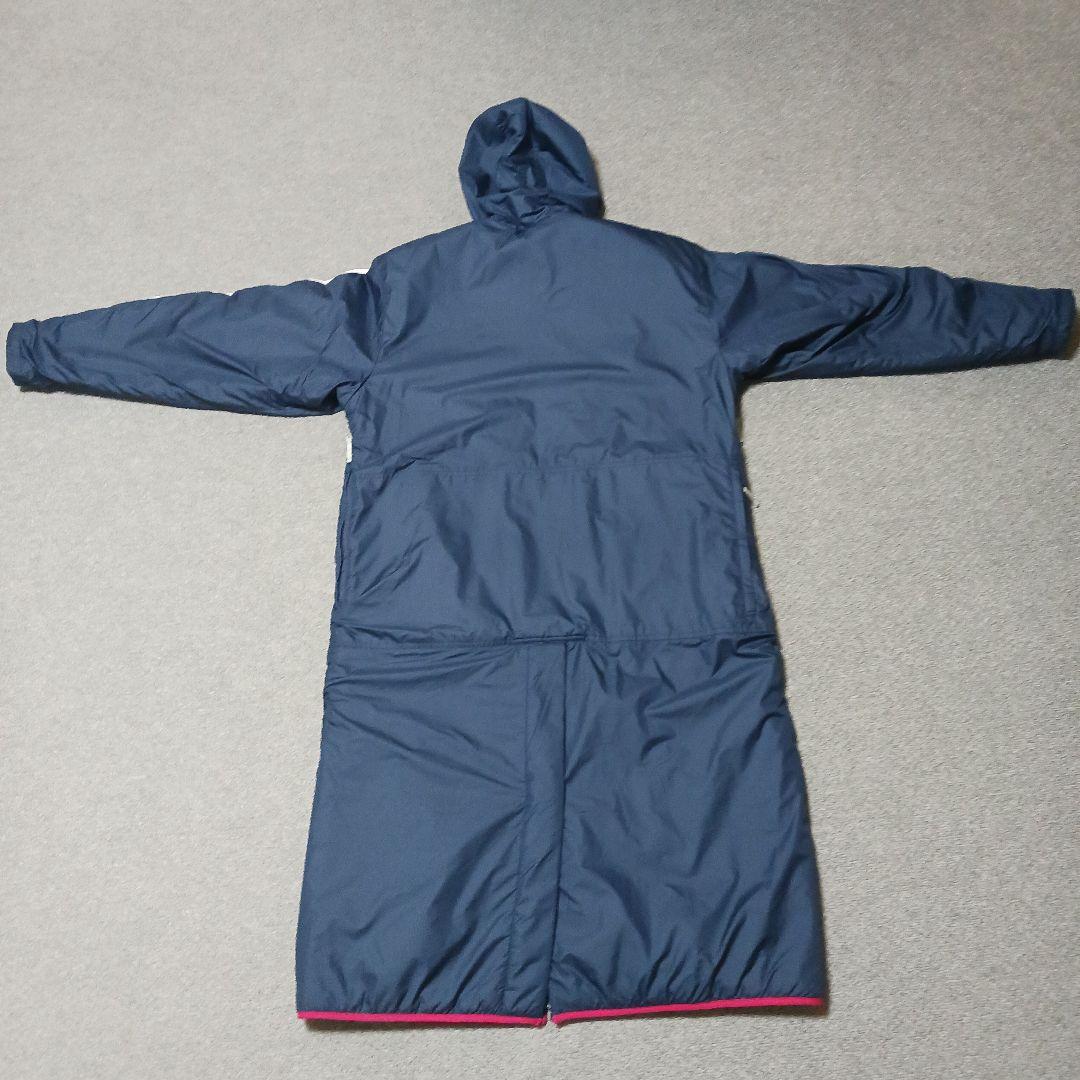 【arena】 フード付きベンチコート　起毛　競泳　サイズＬ