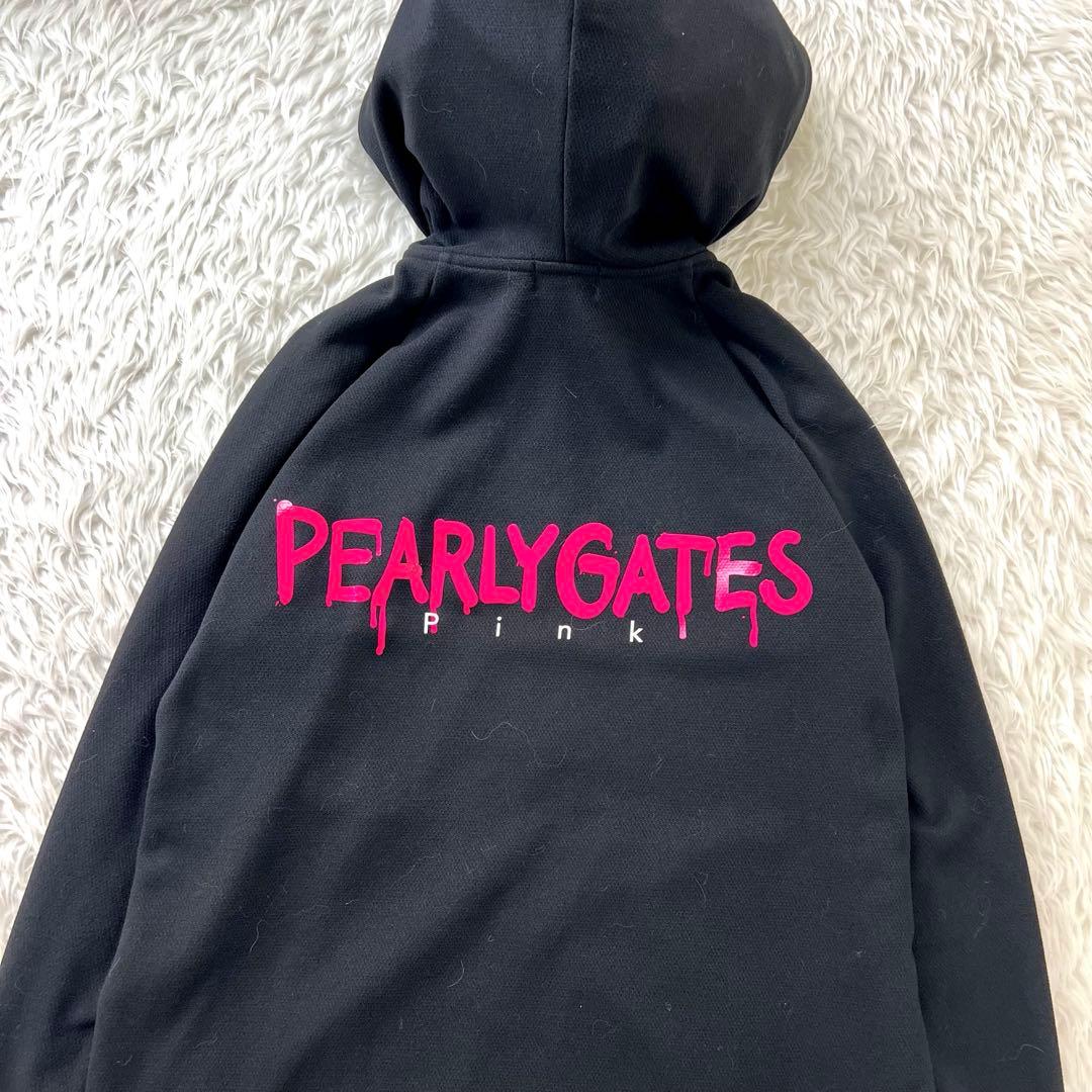 パーリーゲイツ ピンク メンズ ゴルフウェア フルジップ トラックジャケット