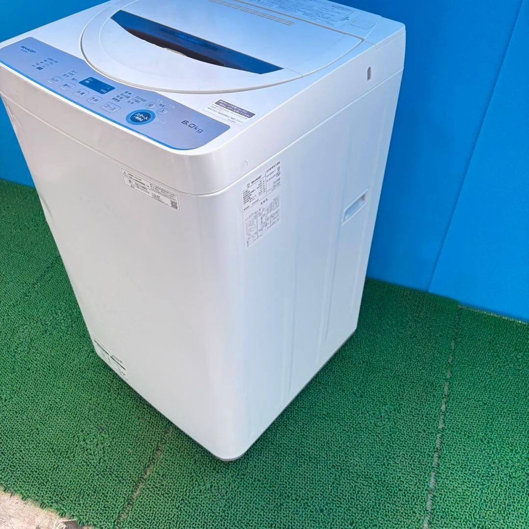 579 SHARP 6キロ　一人暮らし　国内メーカー　極美品　格安　一人暮らし