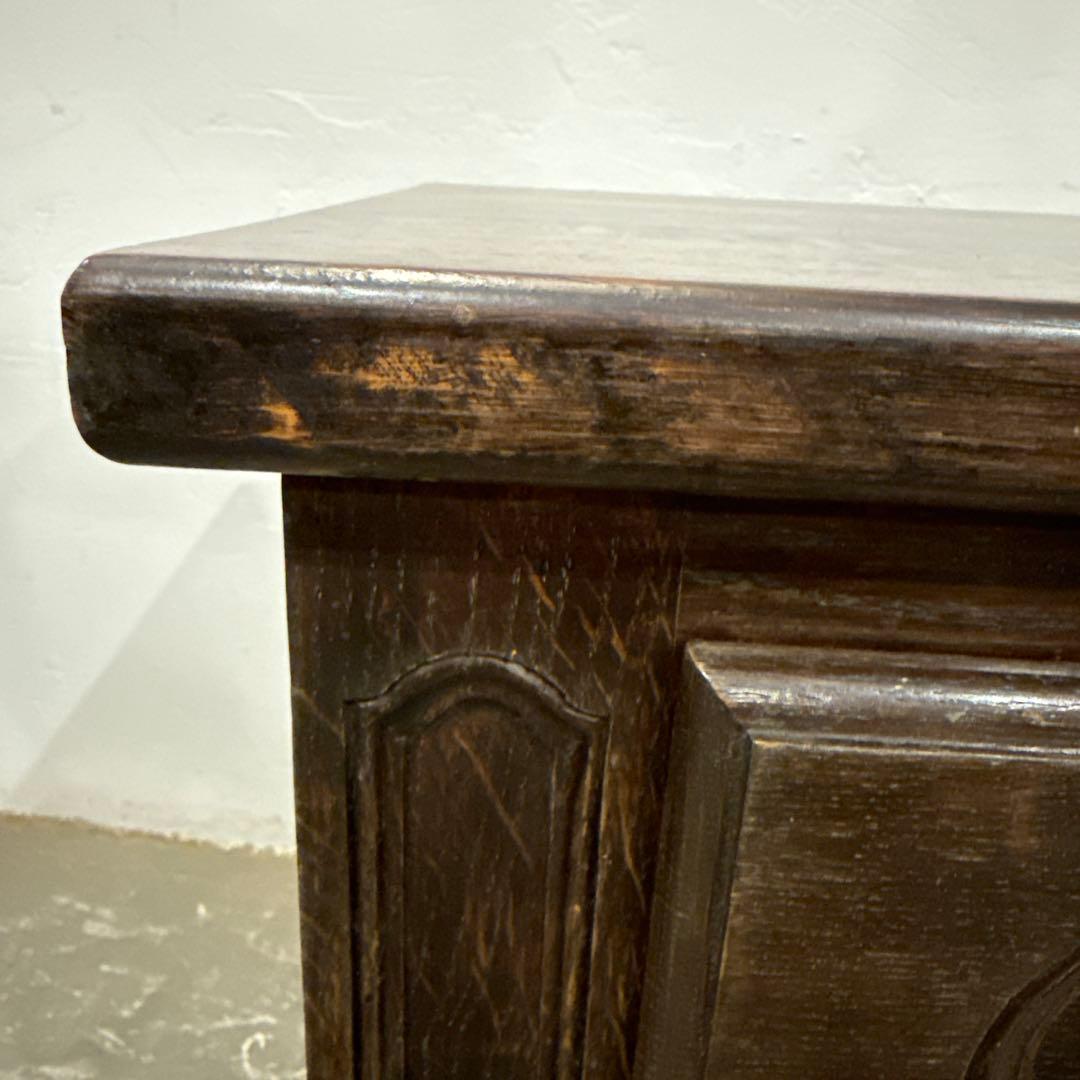 年末年始saleヴィンテージ　木製サイドテーブル　引き出し付き　2