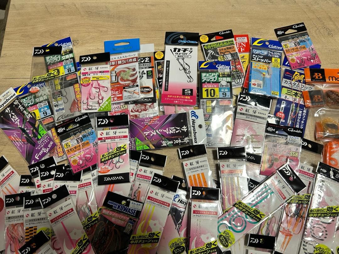 タイラバセット　ネクタイ78個　フック　タイラバ専用ワーム他