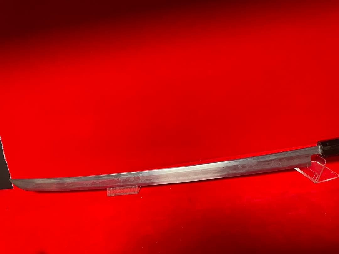 01475 包丁　マグロ包丁　玉鋼製　刃文綺麗　墨流し　切味抜群　未使用品