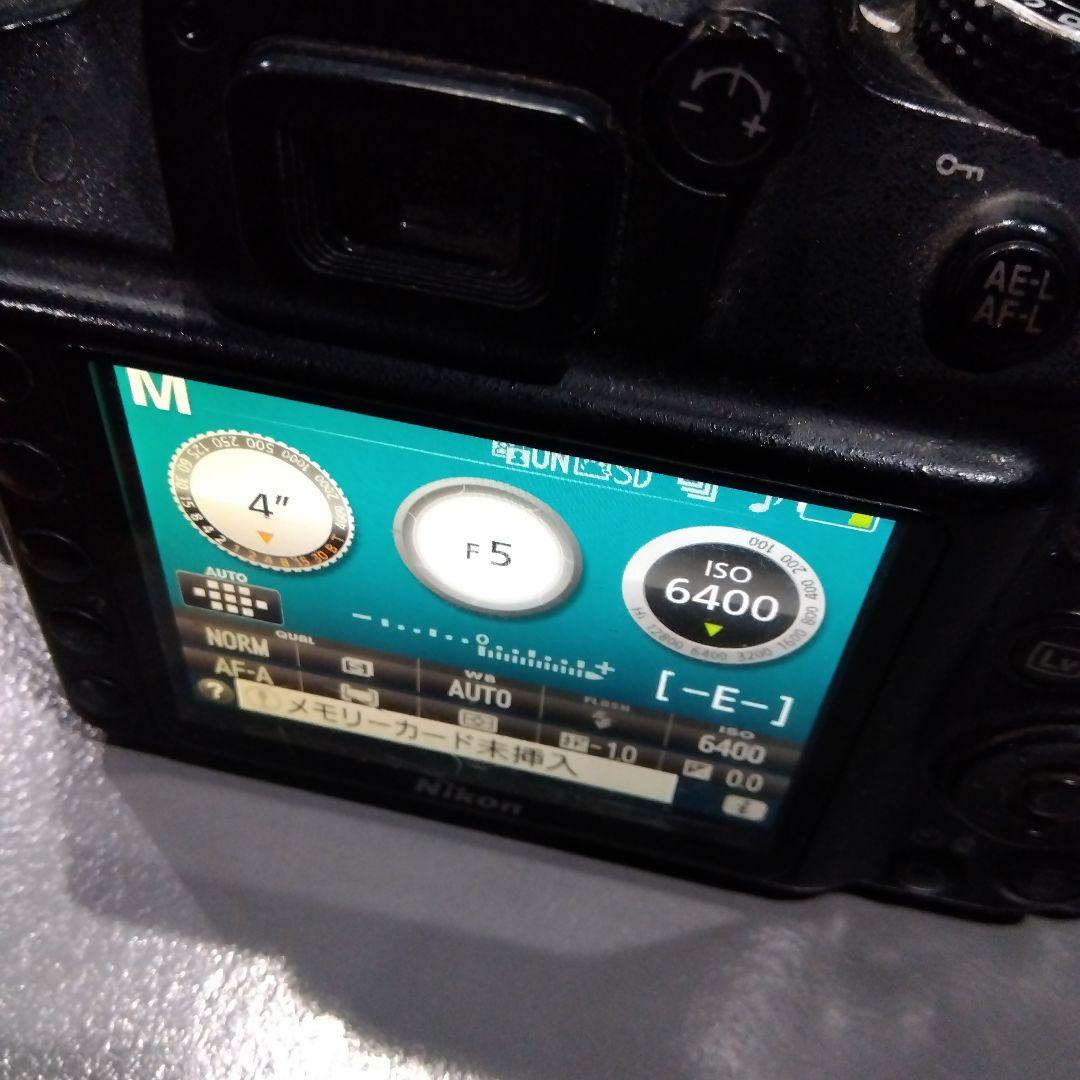 動作確認済み　ニコン　Nikon D3300　バッテリー付属