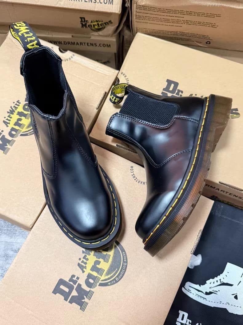 Dr.martens 厚底 3穴 ローカット マーチンブーツ レディース24cm