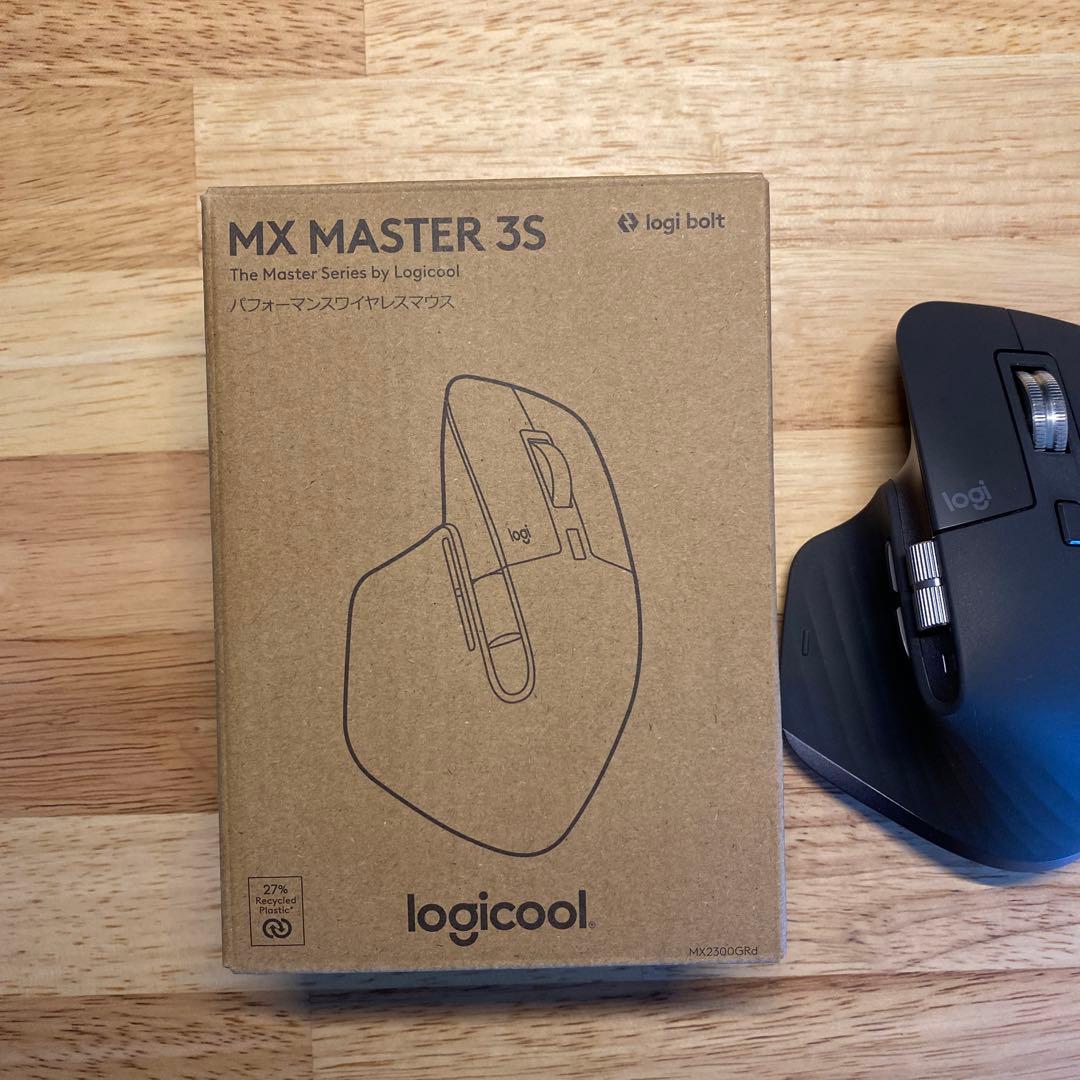 【超美品】logicool MX MASTER 3S ワイヤレスマウス早い者勝ち