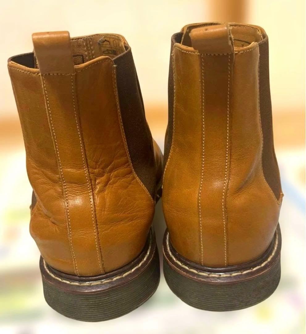ドクターマーチン　キャメル　レザー サイドゴアブーツ２6cm