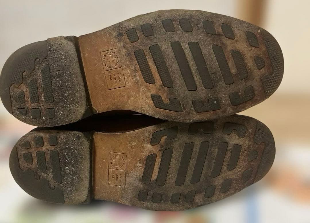 ドクターマーチン　キャメル　レザー サイドゴアブーツ２6cm