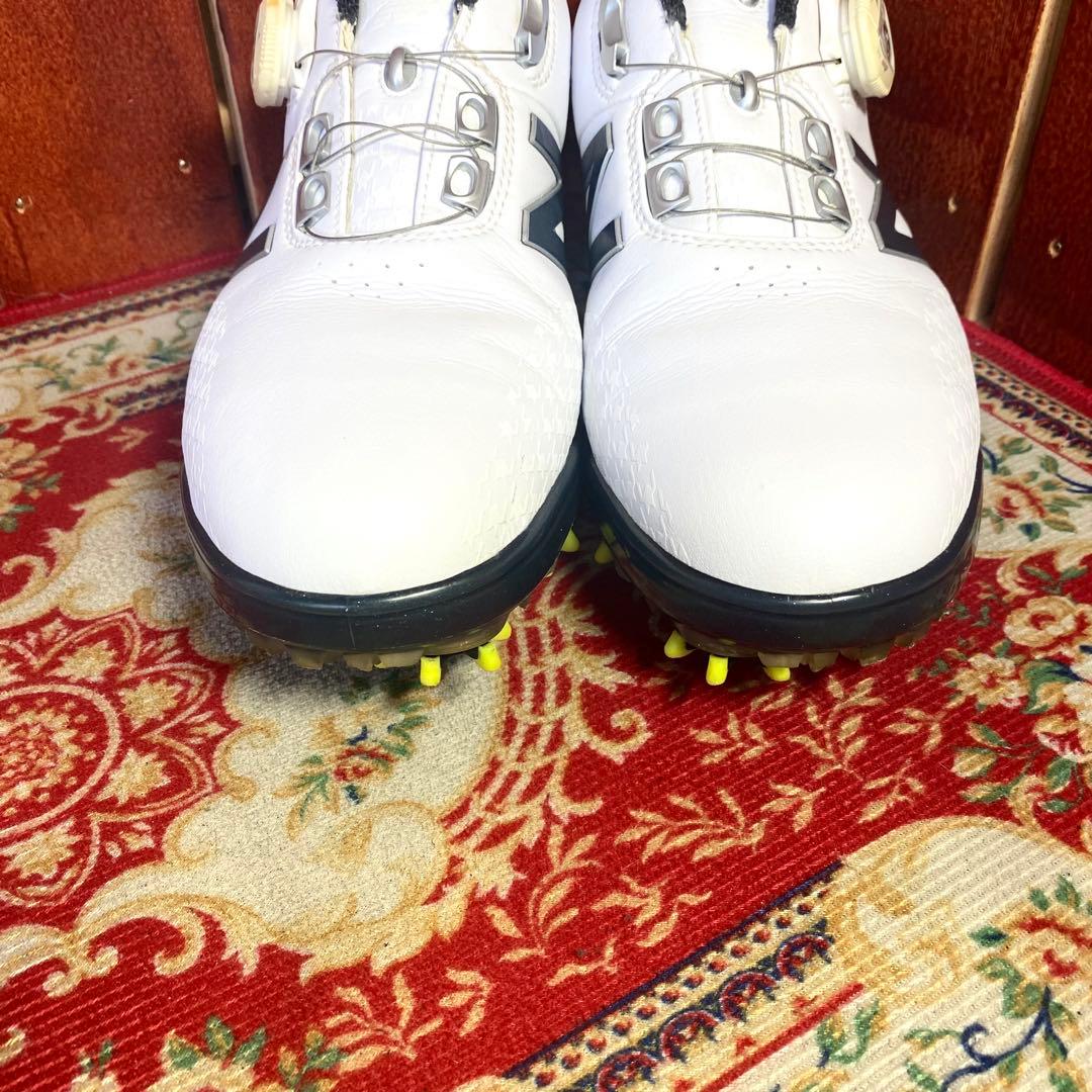 ニューバランス ゴルフシューズ BOAダイヤル式スパイク ホワイト