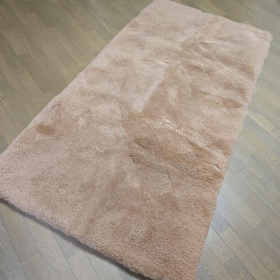 昭和西川NICHIRO ムートンシーツ シングル巻毛35㎜　クリーニング済み