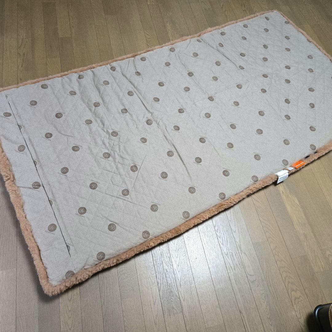 昭和西川NICHIRO ムートンシーツ シングル巻毛35㎜　クリーニング済み