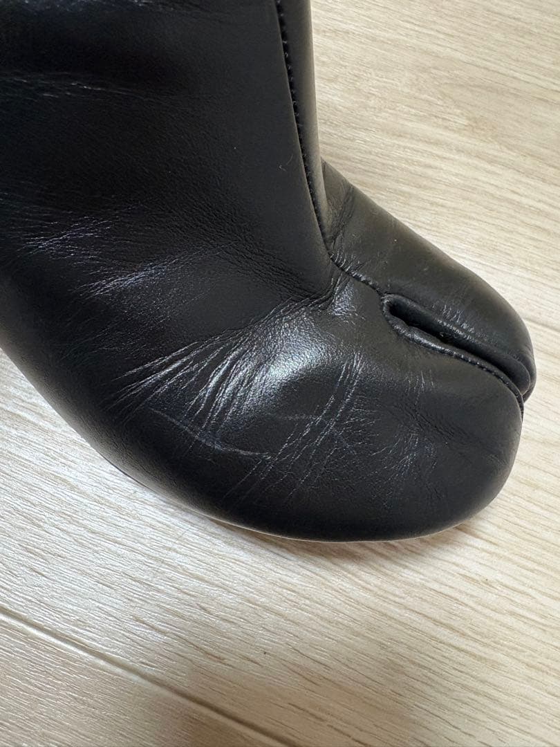 メゾンマルジェラ　黒 タビ　ブーツ　 高ヒールブーティ　ショートブーツ