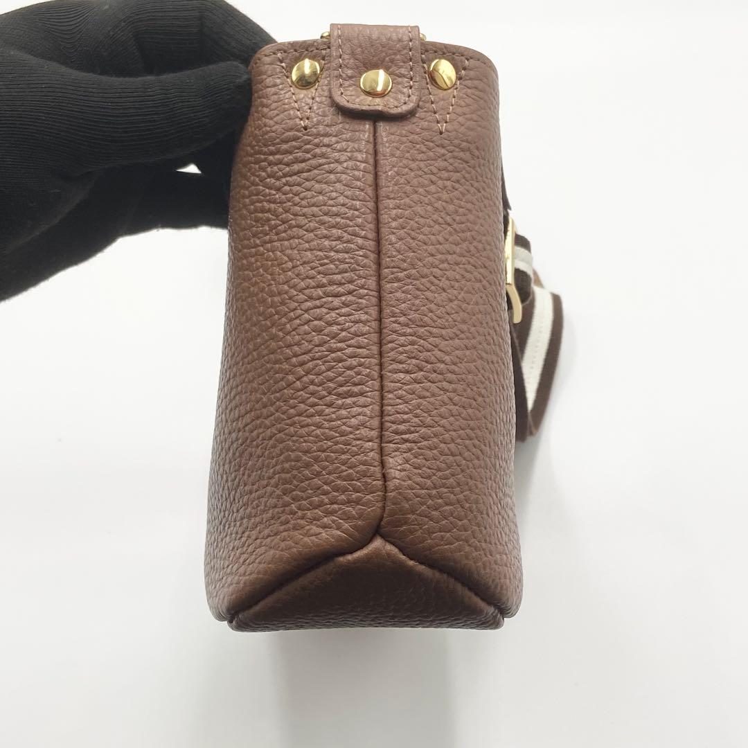 未使用級　アタオ チヴィ ショルダーバッグ アーモンド　レザー 2way