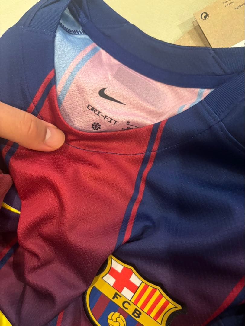 未使用　バルセロナ25/26ユニフォーム正規品 kit of the day購入