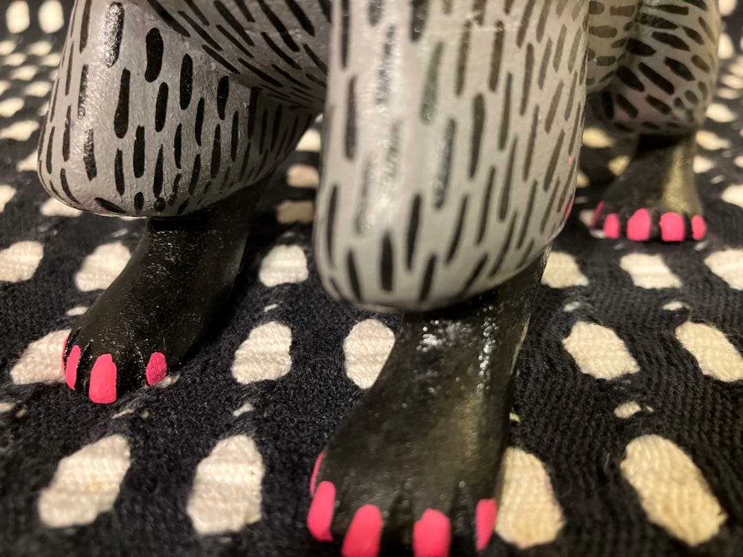 メキシコ オアハカ ウッドカービング アライグマ エドゥアルド・ヒメネス