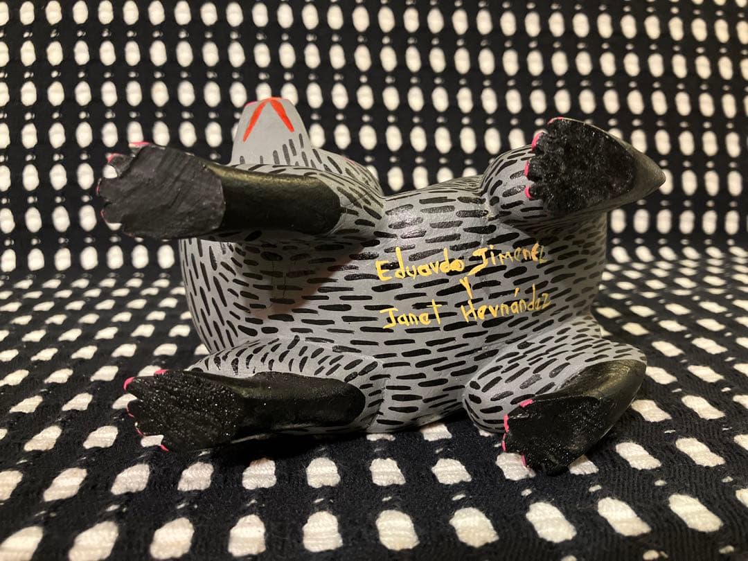 メキシコ オアハカ ウッドカービング アライグマ エドゥアルド・ヒメネス